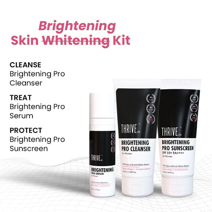 Brightening Pro Kit For Women : Cleanser, Serum & Sunscreen