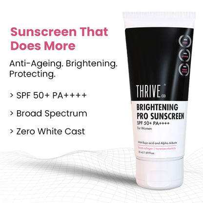 Brightening PRO Sunscreen SPF 50+ PA++++ For Women, 50 ml