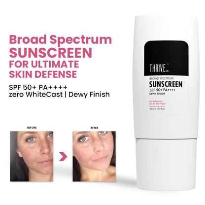 Broad Spectrum Sunscreen SPF 50+ PA++++, 30ml with UV Protection