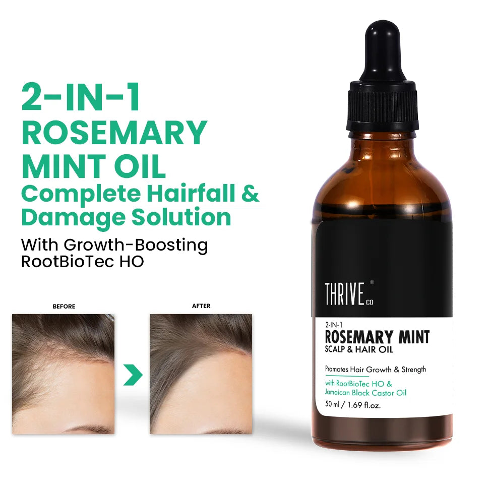 2-In-1 Rosemary Mint Hair Oil, 50ml