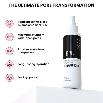 ThriveCo Pore Minimizing Hydrating Ultimate Toner, 100ml