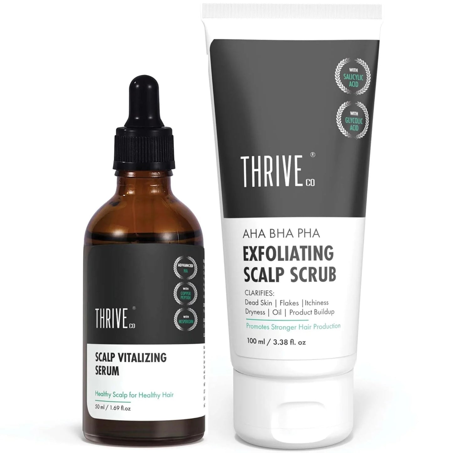 Scalp Exfoliating Scrub (100ml) + Scalp Vitalizing Serum (50ml)