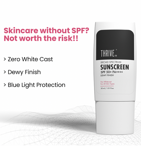 Broad Spectrum Sunscreen SPF 50+ PA++++, 30ml with UV Protection