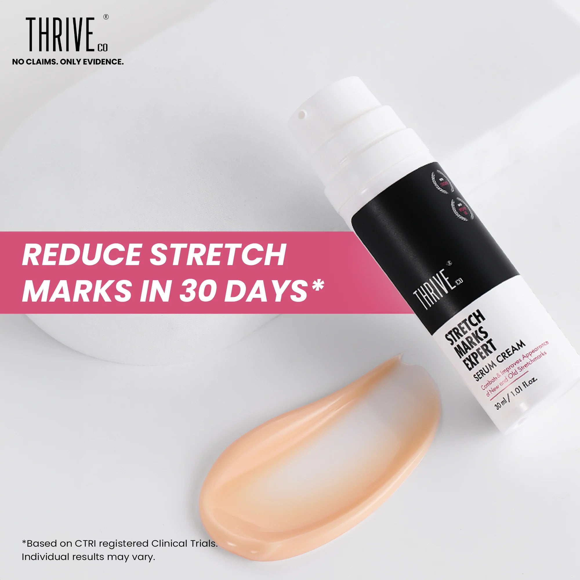 ThriveCo Stretch Marks Expert, Serum Cream, 30ml