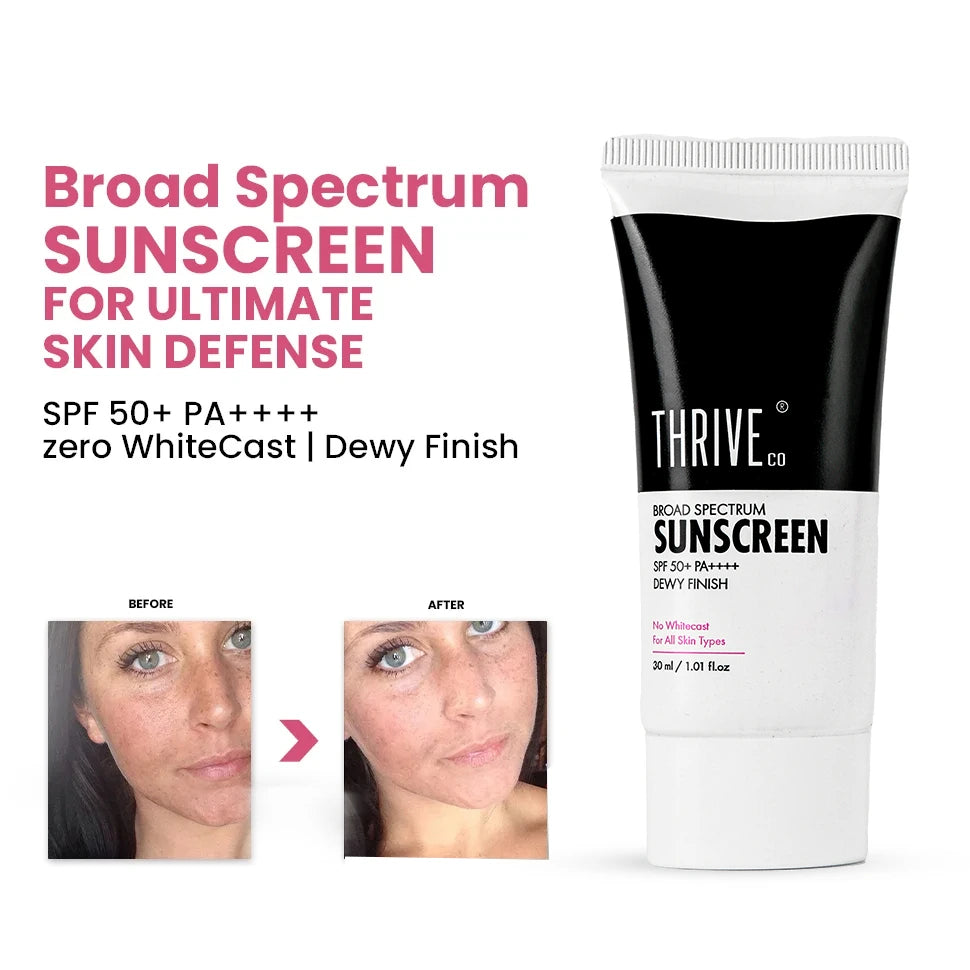 Broad Spectrum Sunscreen SPF 50+ PA++++, 30ml with UV Protection