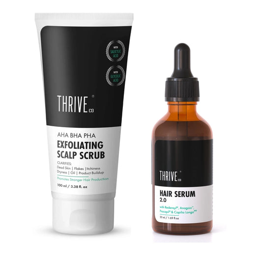 Hair Growth Serum (50ml) + Scalp Exfoliating Scrub (100ml)