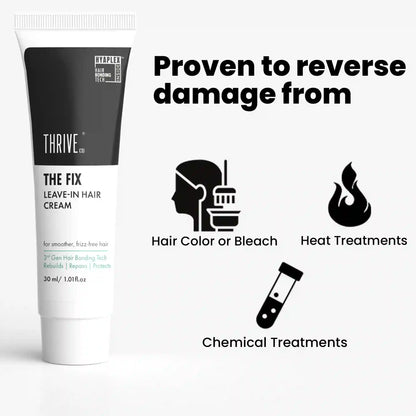 ThriveCo The Fix leave-in hair cream for damaged hair