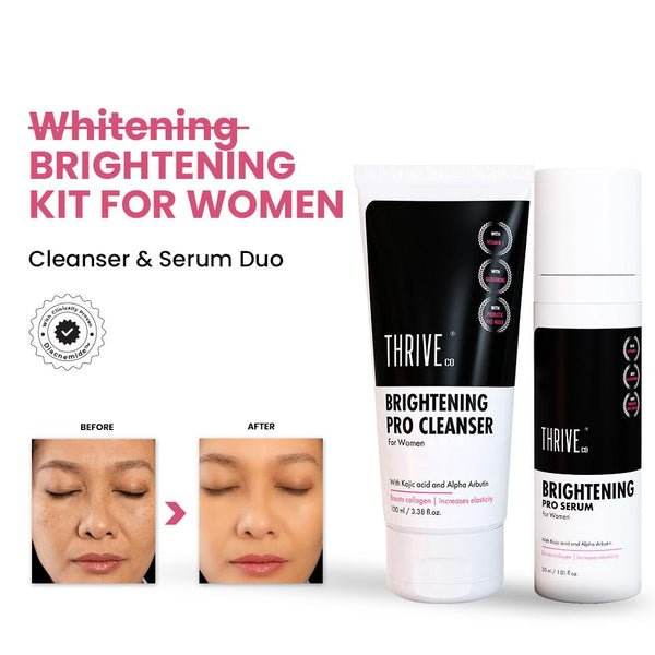 Brightening Pro Kit For Women : Cleanser & Serum