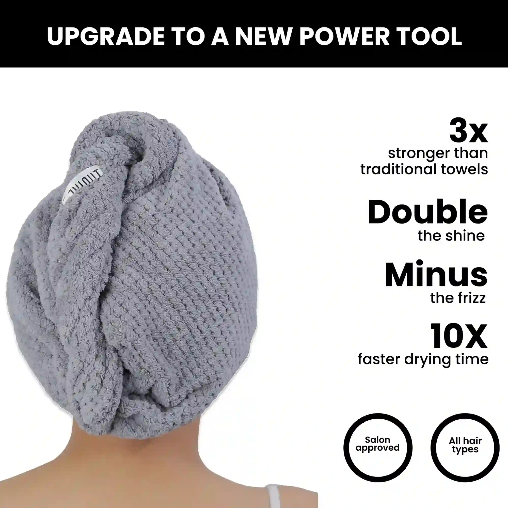 Buy ThriveCo Hair Buddy DAMPdefens™ Hair Towel Wrap Online