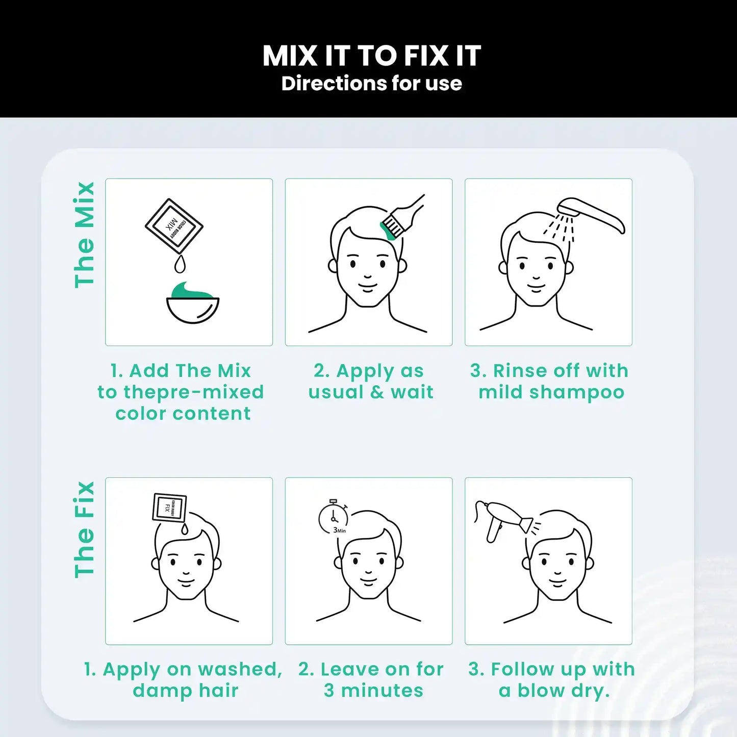 how to use the mix and the fix