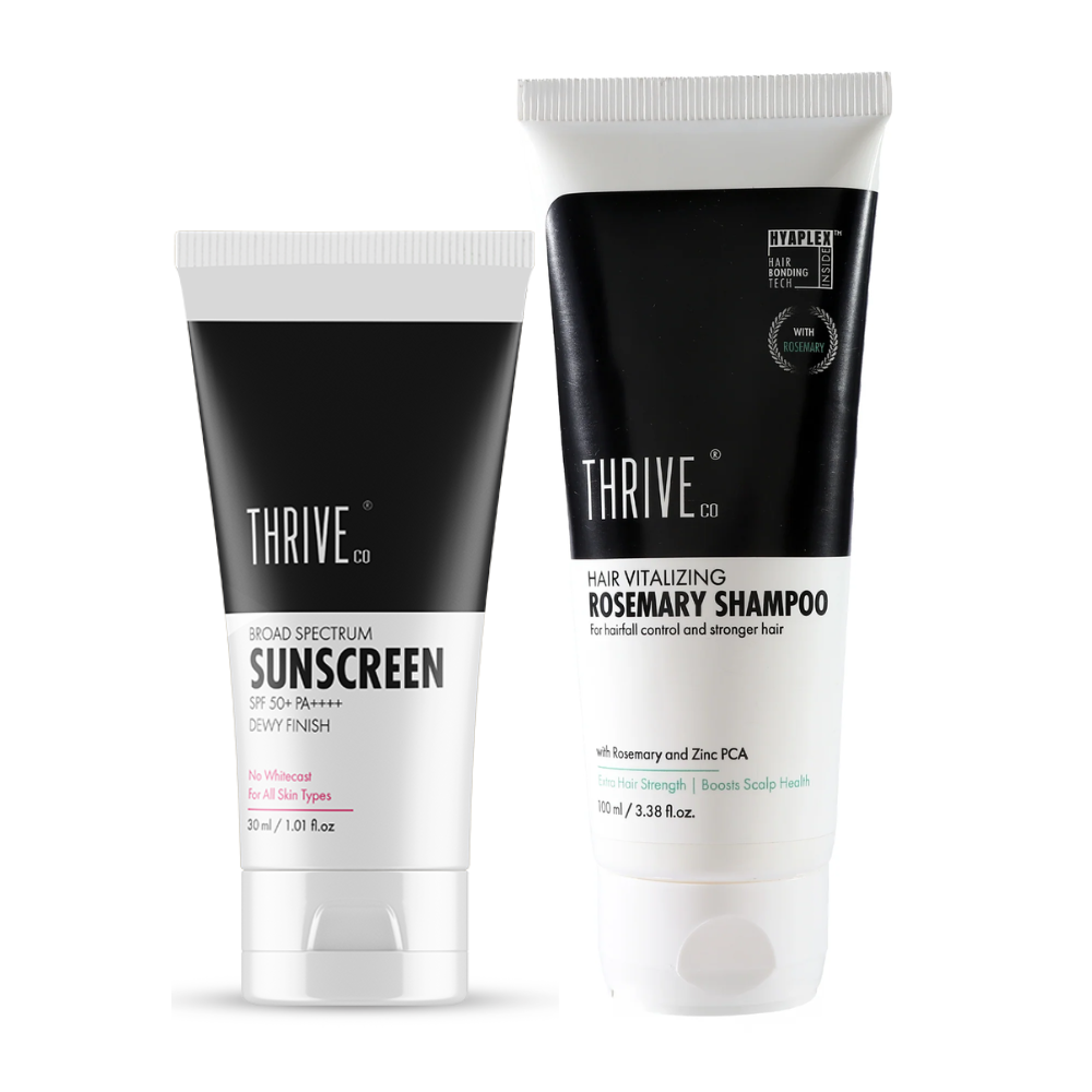 Broad Spectrum Sunscreen (30ml) + Rosemary Shampoo (100ml)