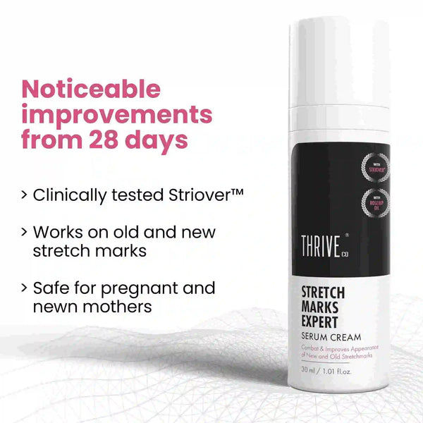 thriveco stretch marks expert serum cream for women